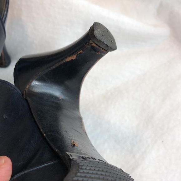 Antique/Vintage Peep Toe heels - Picture 10 of 16